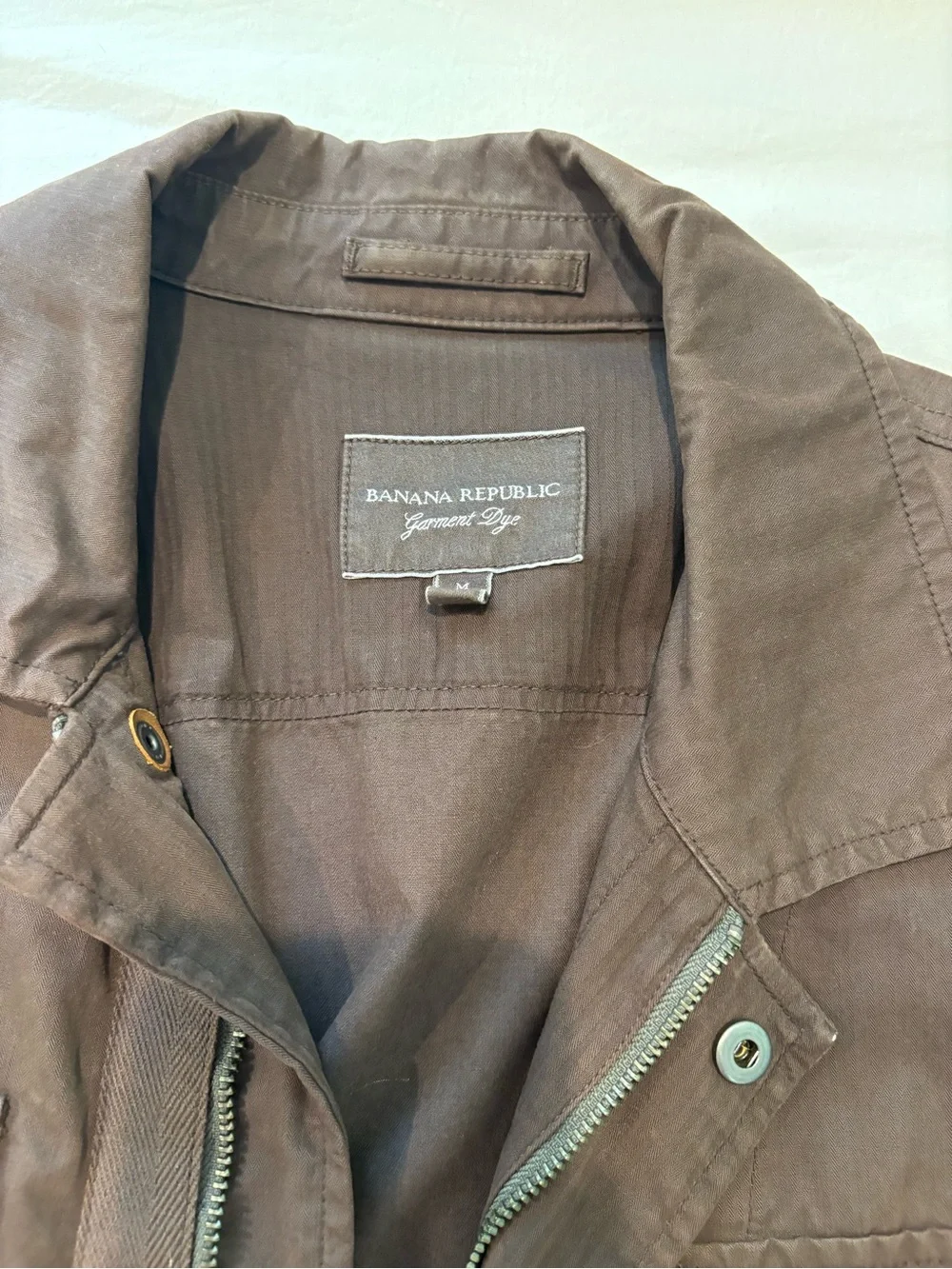 Vintage Banana Republic Chocolate Brown Military Field Jacket